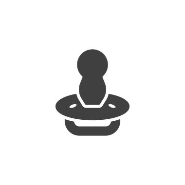 Bebek emziği vektör simgesi