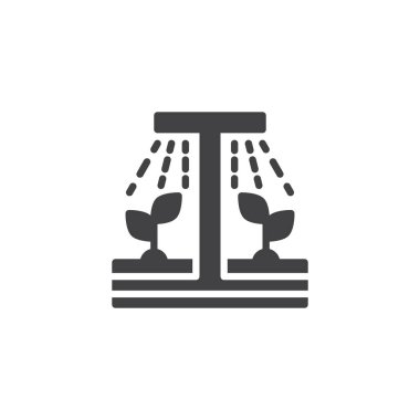 Sulama sistemi vektör simgesi