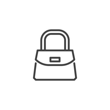 Kadın çantası satırı simgesi