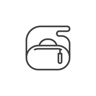 Bayanlar el çantası satırı simgesi