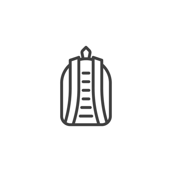 Modische Rucksack-Line-Ikone — Stockvektor