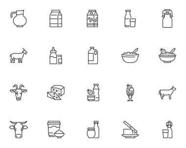 Süt ürünleri çizgi simgeleri belirlendi