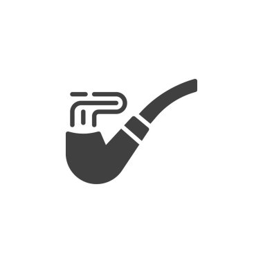 Tütün borusu vektör simgesi