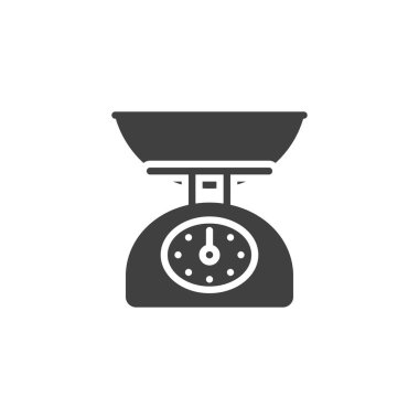 Mutfak ölçekli vektör simgesi