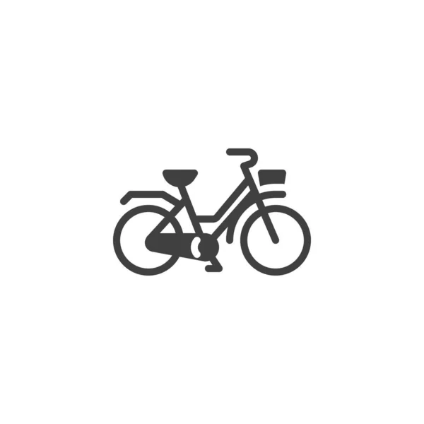 Retro bicicleta vector icono — Archivo Imágenes Vectoriales