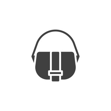 Kadınların çanta vektör simgesi