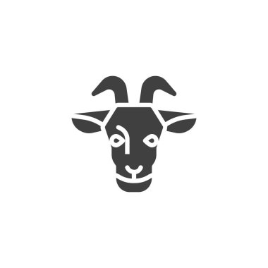 Keçi başı vektör simgesi