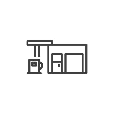 Benzin istasyonu satırı simgesi