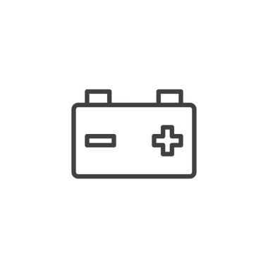 Araba pil çizgisi simgesi