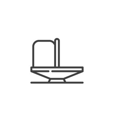 Oyun alanı atlıkarınca çizgisi simgesi