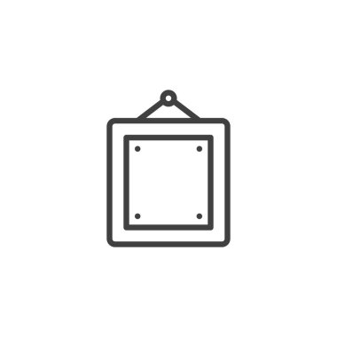 Resim çerçeve simgesi asılıyor