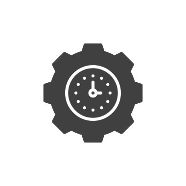 zaman yönetimi vektör simgesi