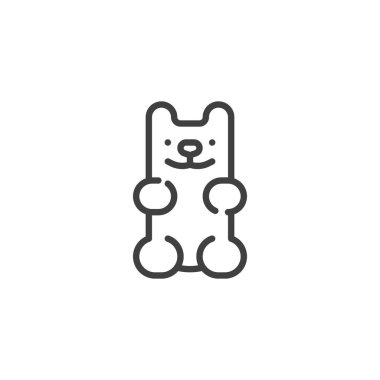 Jelibon çizgisi simgesi