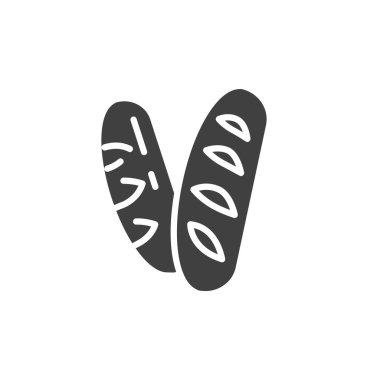 Ekmek ekmek vektör simgesi