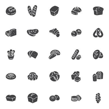 Ekmek vektörü simgelerinin türleri