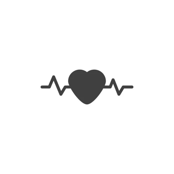 Серце пульс векторної Icon — стоковий вектор
