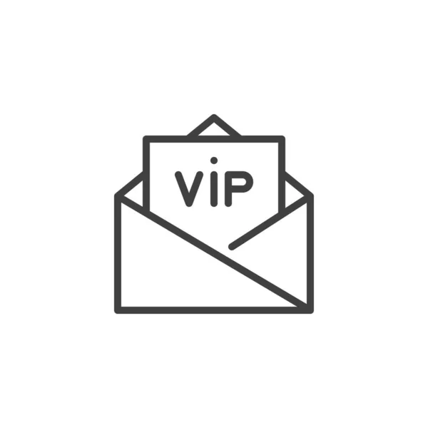 Εικονίδιο γραμμής VIP — Διανυσματικό Αρχείο