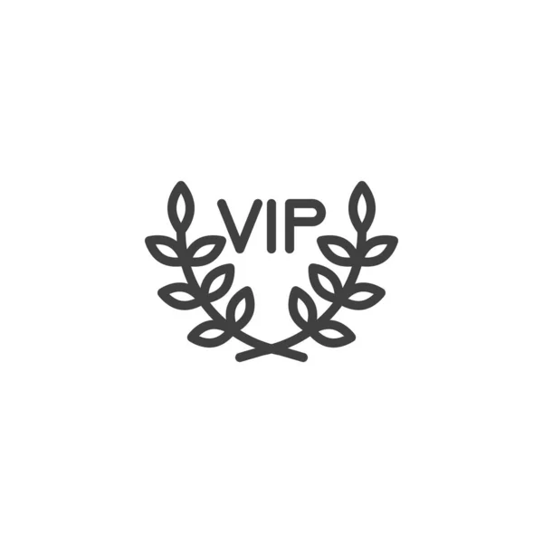 VIP, ícone de linha premium —  Vetores de Stock