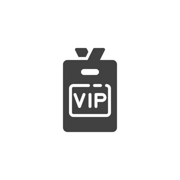 Miembro VIP insignia vector icono — Archivo Imágenes Vectoriales