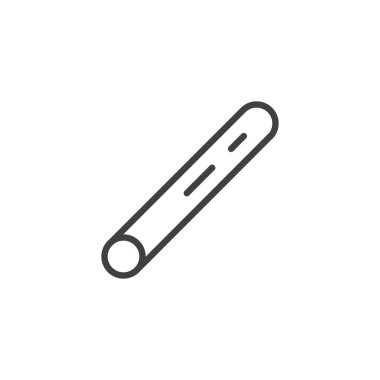 Iron bar line icon