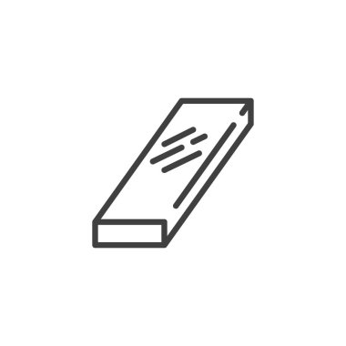 Metal beam line icon