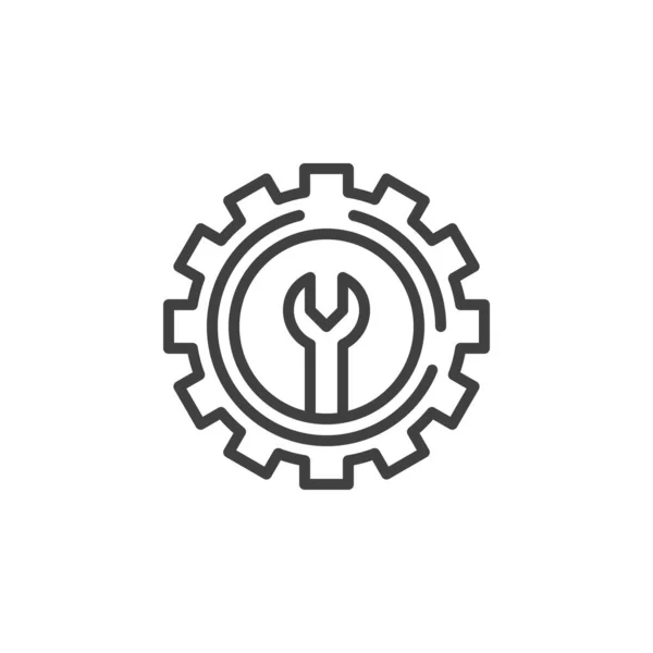 Symbol für technische Unterstützung — Stockvektor