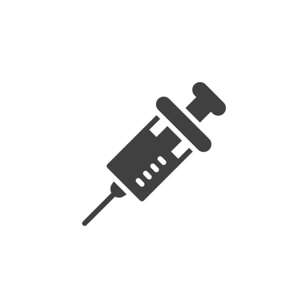 Ikona wektora strzykawki laboratoryjnej — Wektor stockowy