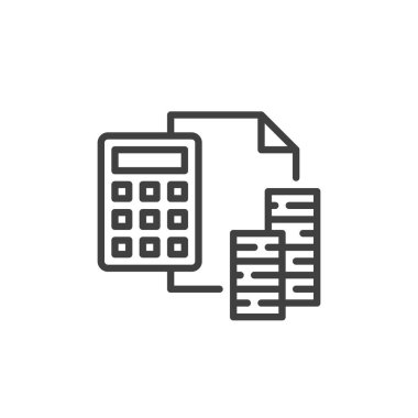 Mali muhasebe satırı simgesi