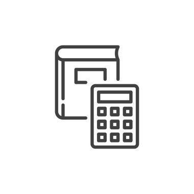 Muhasebe kitabı satırı simgesi