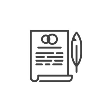 Evlilik sözleşmesi simgesi