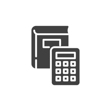 Hesap kitabı vektör simgesi