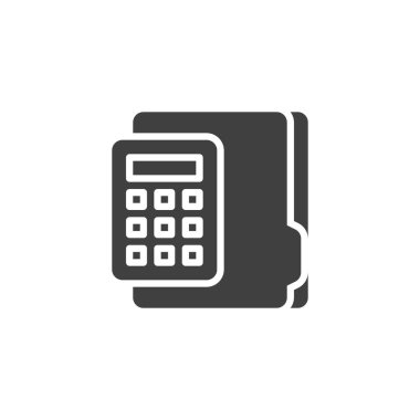 Muhasebe dizin vektör simgesi