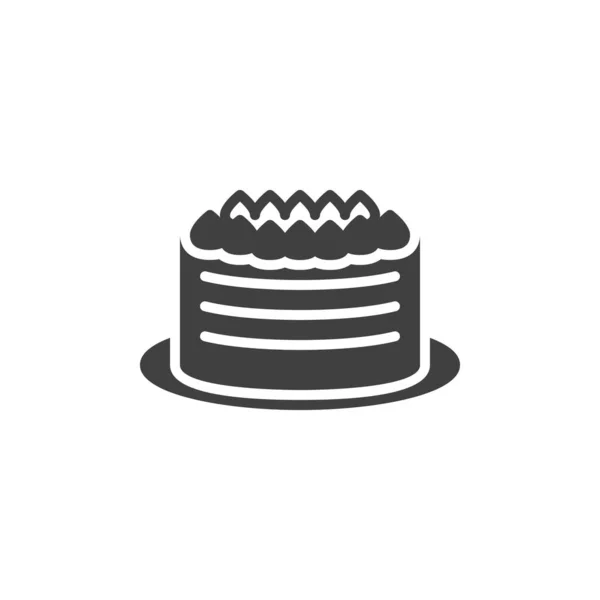 Merengue pastel vector icono — Vector de stock