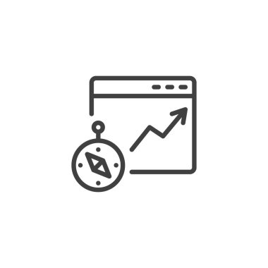 İş stratejisi planlama satırı simgesi