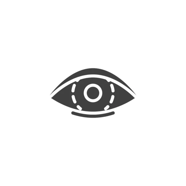 Eye vision vector icon — Stock Vector