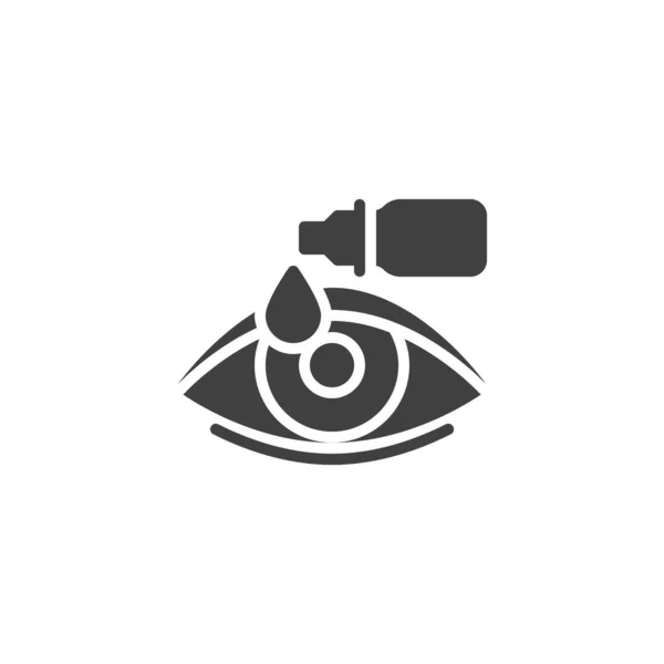Augentropfen-Vektorsymbol — Stockvektor