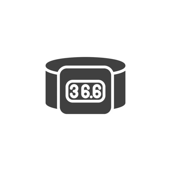 Digital thermometer temperature vector icon — Stok Vektör