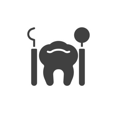 Dentist equipment vector icon