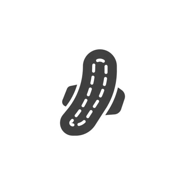 Menstruatiepad vector pictogram — Stockvector