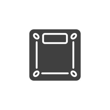 Banyo ölçekler vektör simgesi