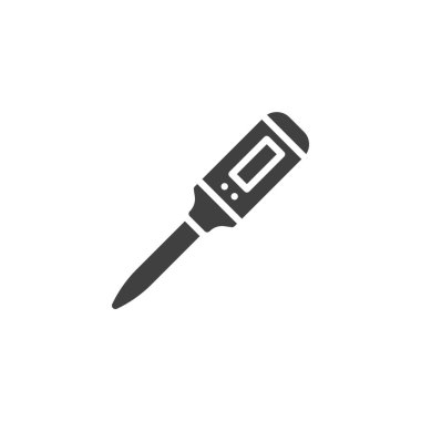 Et termometresi vektör simgesi