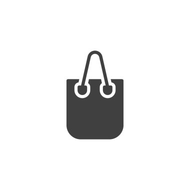 kağıt torba vektör simgesi