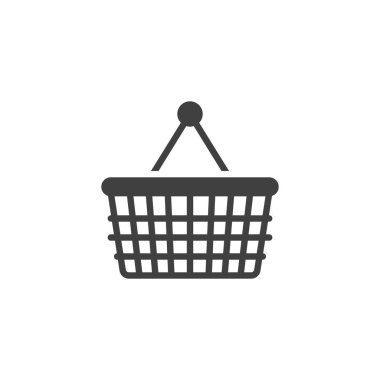 Vektör simgesiyle alışveriş sepeti