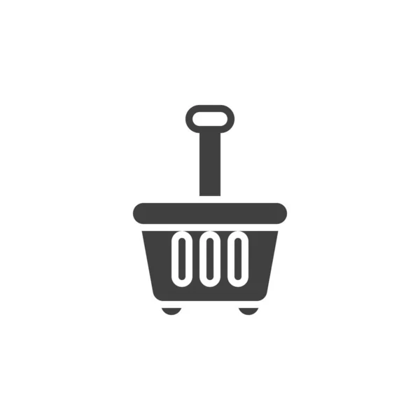 Basket cart vector icon — Stock Vector