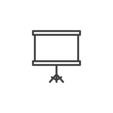 Sunum projektörü satır simgesi