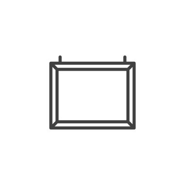 Beyaz tahta satır simgesi