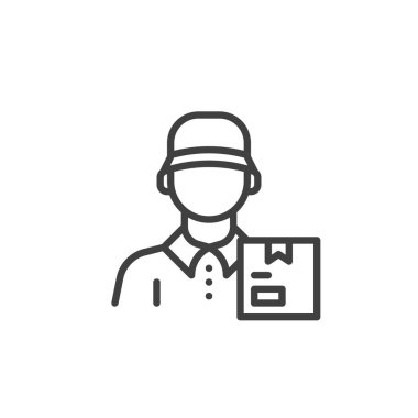 Kurye taşımacılık hizmeti simgesi