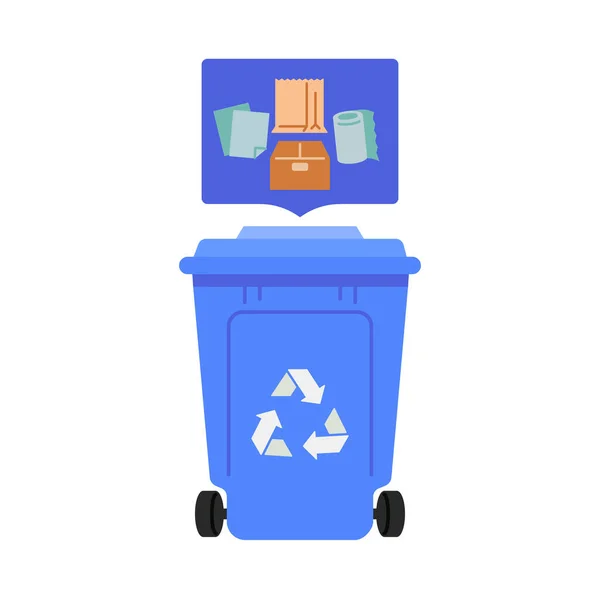 Векторная иллюстрация мусора — стоковый вектор