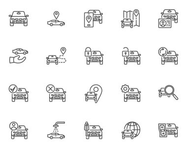 Araç paylaşım servis satırı simgeleri ayarlandı