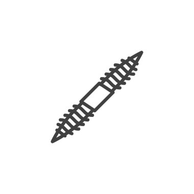 Askı cıvatası, bağlama çizgisi simgesi